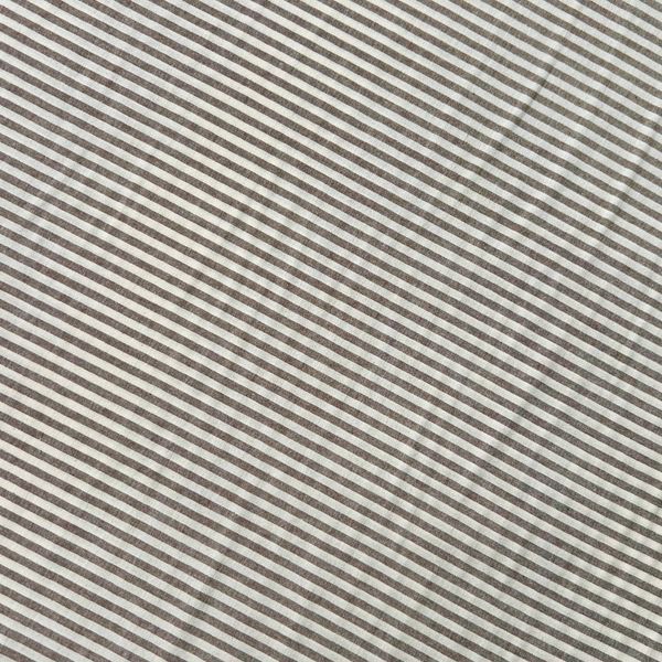 Вареный хлопок люкс ПОЛОСКА УЗКАЯ 4 мм - шоколад 2800883549 фото