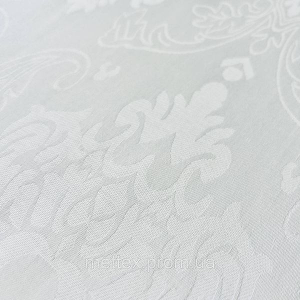 Сатин жаккард Selonya - КОРОЛІВСЬКИЙ ВЕНЗЕЛЬ білий 2741718667 фото