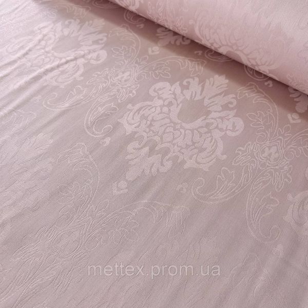 Сатин жаккард Selonya - КОРОЛЕВСКИЙ ВЕНЗЕЛЬ пудра 2741746490 фото