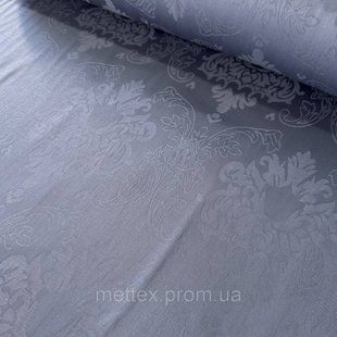 Сатин жаккард Selonya - КОРОЛІВСЬКИЙ ВЕНЗЕЛЬ сірий 2741757047 фото