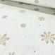 Фланель F - №207327 АЖУРНА СНІЖИНКА БЕЖЕВА фон білий 2776765233 фото 2