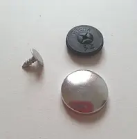 Ґудзик під обтяжку прибивний, на цвяху