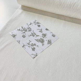 Варена бавовна - люкс ЖАККАРД квітка - молоко 2675291849 фото